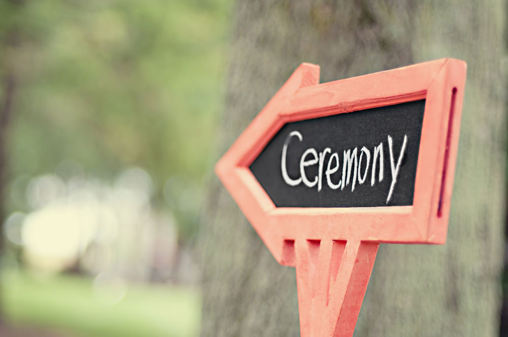 Cockley Wood Weddings, wedding ceremony