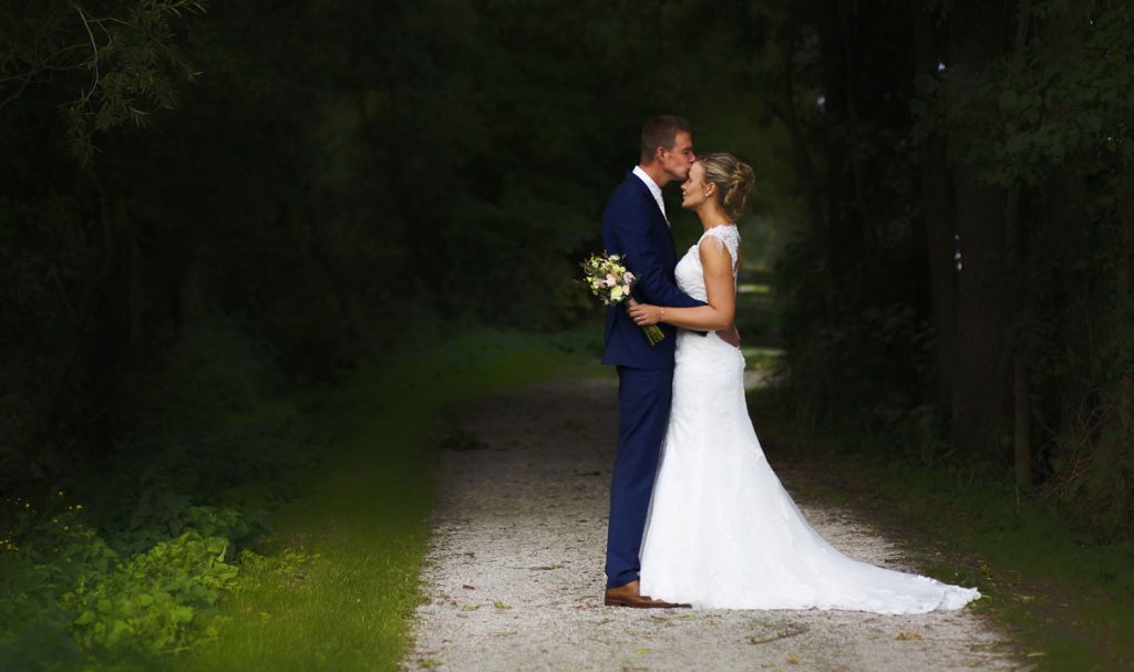 Cockley Wood Weddings, a young married couple